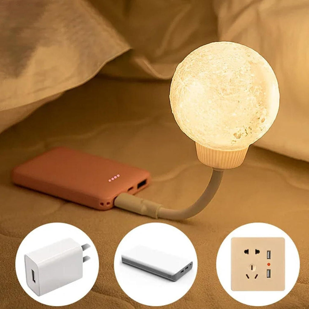 Lunar Glow – LED Moon Lamp for Home & Bedroom Décor