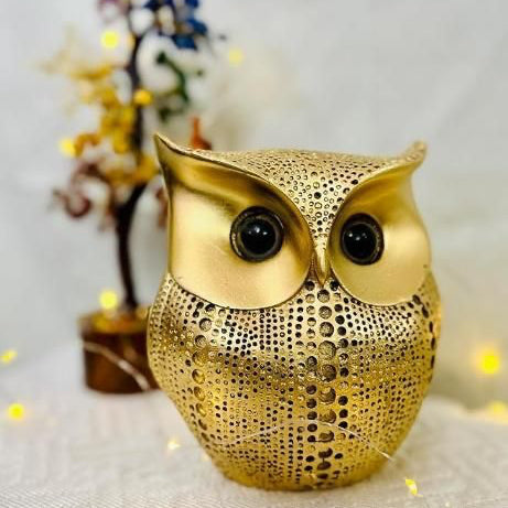 FortuneOwl – Lucky Owl Manifested Home Decor Figurine