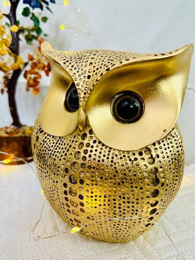 FortuneOwl – Lucky Owl Manifested Home Decor Figurine
