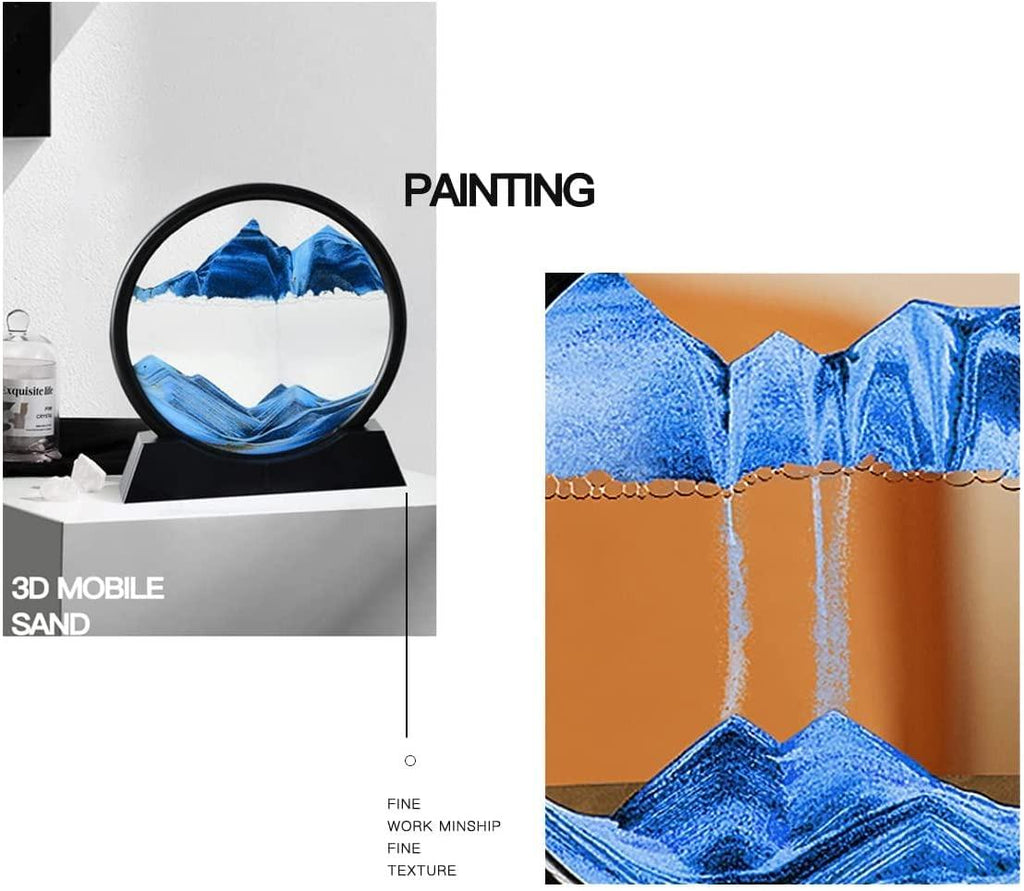 Ebb & Flow – Kinetic Sandscape Art Frame