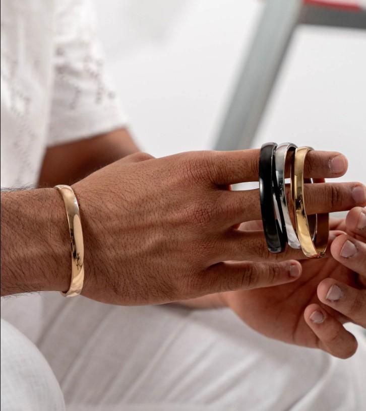 Aegon Cuff – Stainless Steel Men’s Kada