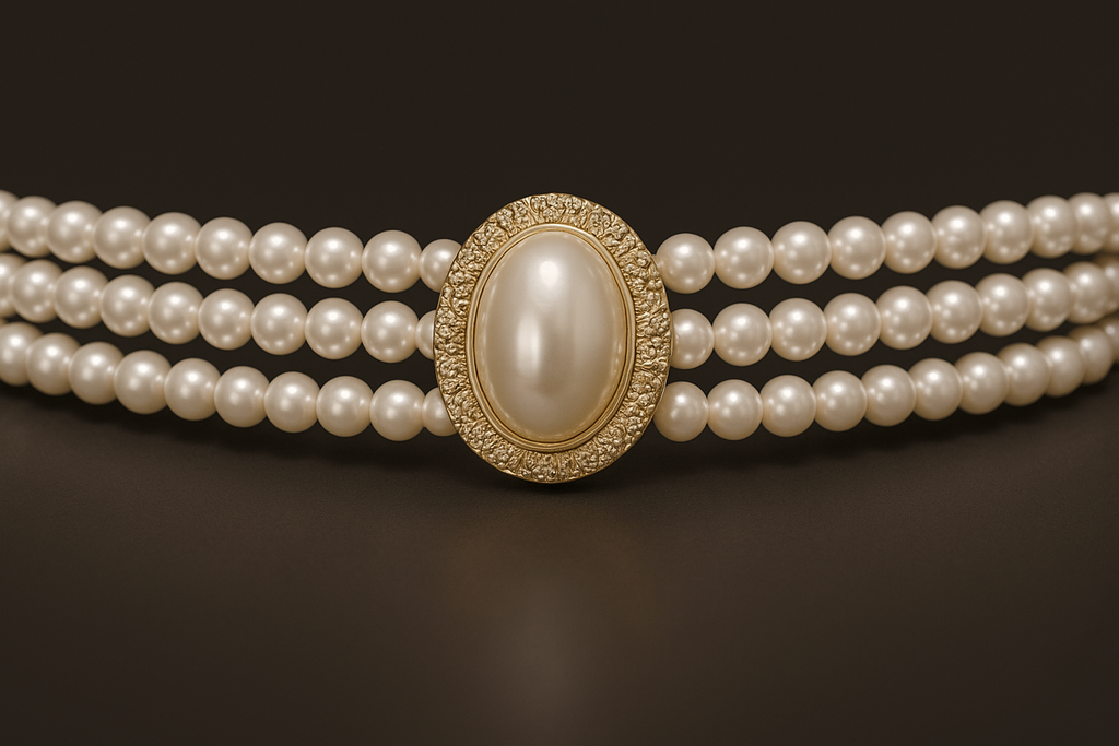 Ivory Grace – Artificial Pearl Necklace