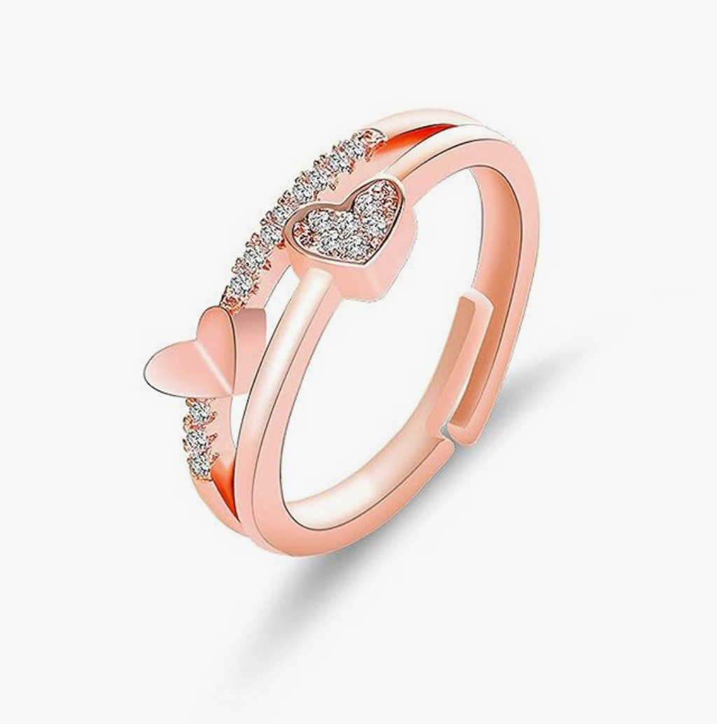 SilverEmbrace – Delicate Hug Adjustable Rings Combo